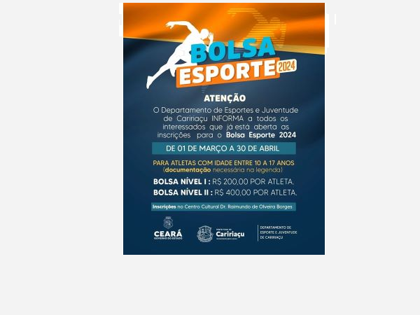 Bolsa Esporte 2024!